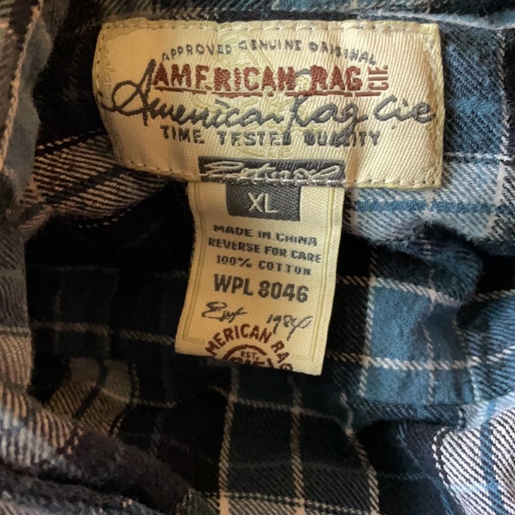 American rag long sleeve plaid shirt - Picture 2 of 5